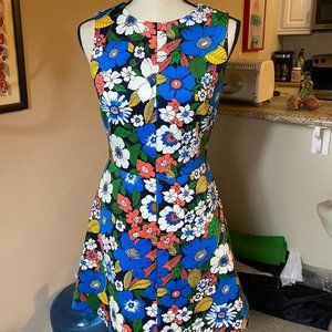 LIKE NEW, RARE, Sleeveless Floral Dress Size 6
